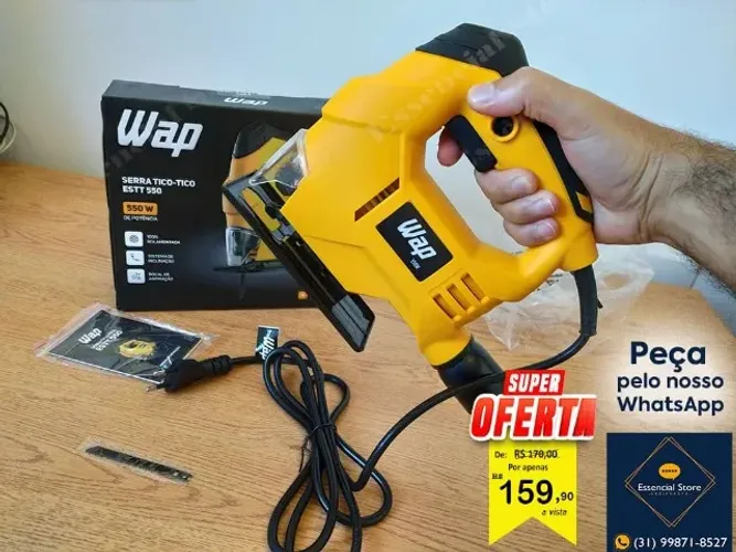 Serra tico tico 110v WAP 550W de Potência - PROMOÇÃO!