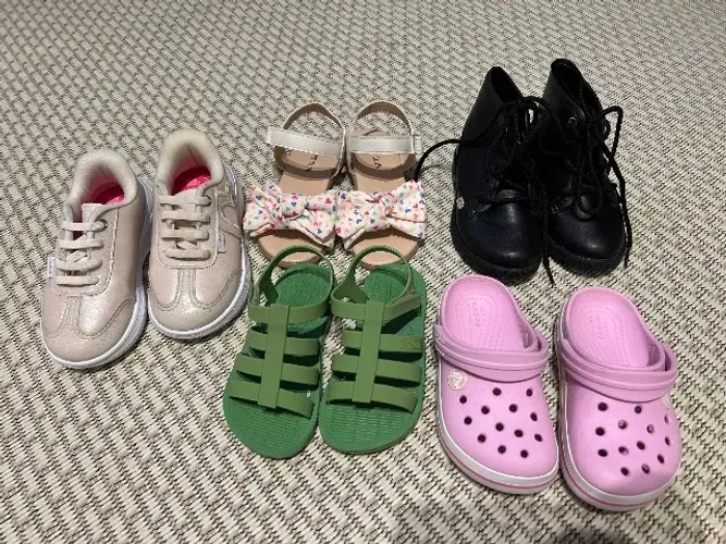 Lote de sapatos infantis 23/24/25 originais