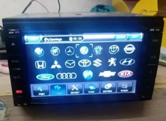 Central Multimídia Aikon Universal antena GPS e Antena TV