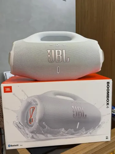 Jbl Boombox 4 Branca - Produto Original - Nova e Lacrada - Pronta Entrega!!