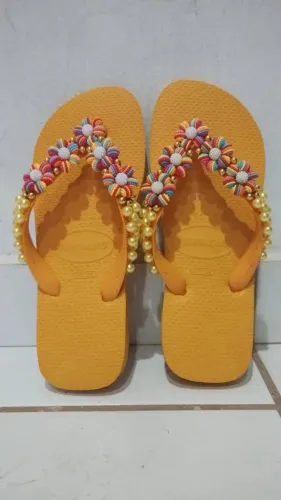 Chinelos Havaianas Bordados 