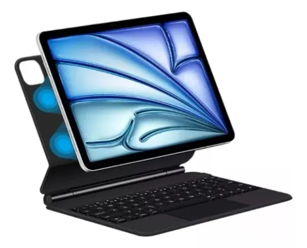 Capa Teclado Magic Keyboard P/ Ipad Pro 11'' Ipad Air 4 Ipad Air 5 Ipad Air 6 2024