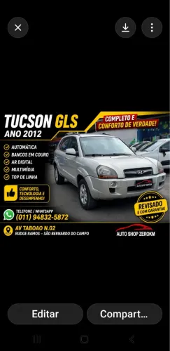 Hyundai Tucson 2.0 16V Aut. 2012