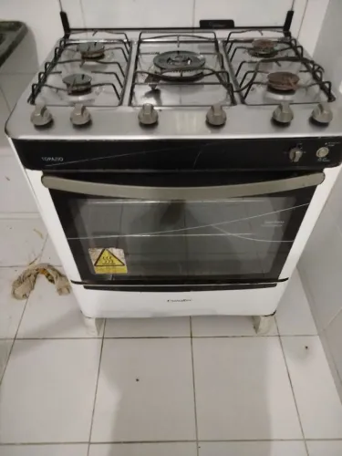 Fogão perfeitamente, 5 bocas