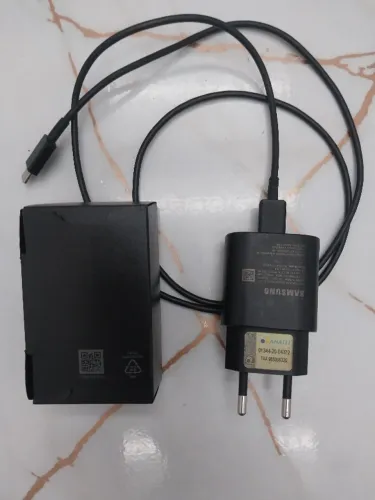 Carregador turbo original Samsung novo perfeito preto