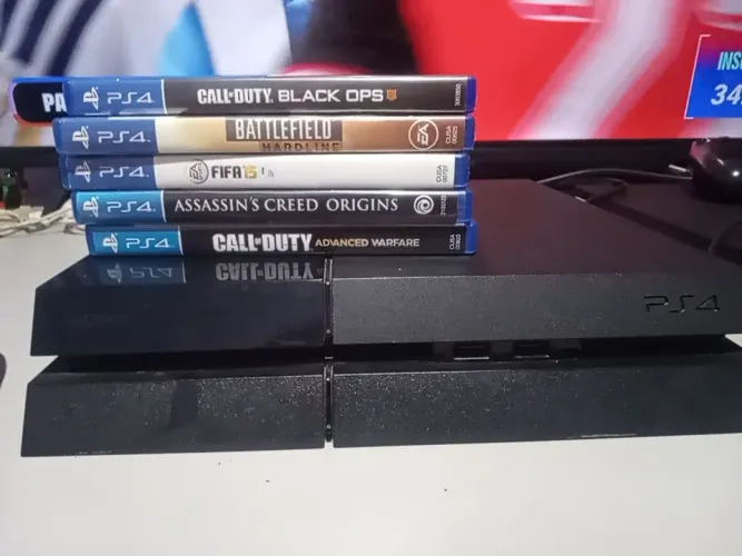 Ps4 completo vendo ou troco