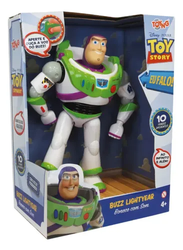 Boneco Buzz Lightyear Com Som Toys Story | NOVO