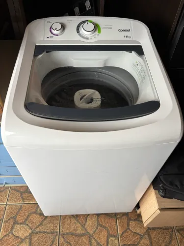 Máquina de Lavar Consul 11 kg - Tampa de Vidro