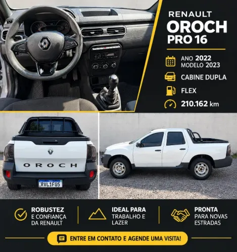 Renault Duster Oroch PRO 1.6 Flex 16V Mec. 2023