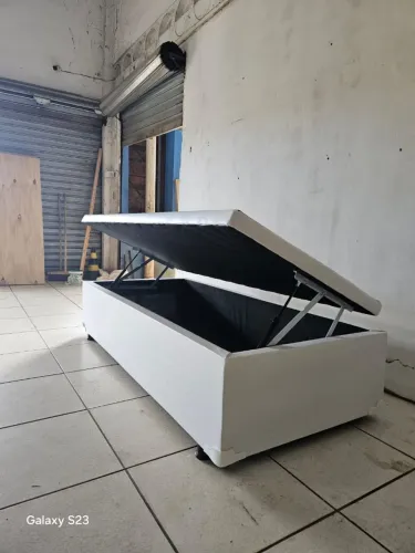 Cama Box Baú reforçada 88x188x45/Produto novo de fábrica/à vista/ver descrição p parcelar