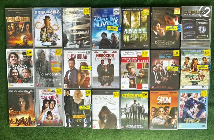 Lote 21 DVDs, filmes variados