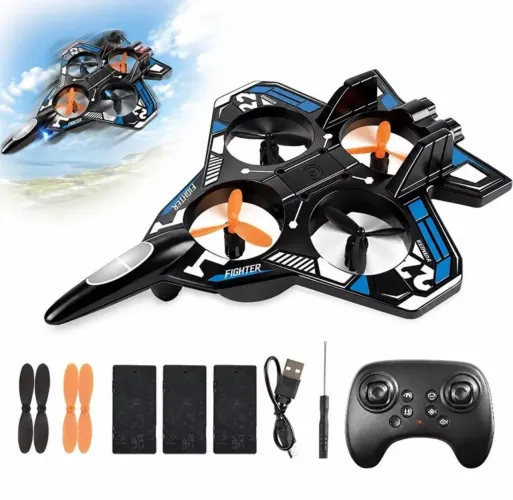 Mini Drone de Brinquedo Infantil Controle Remoto com 3 Baterias Promoção