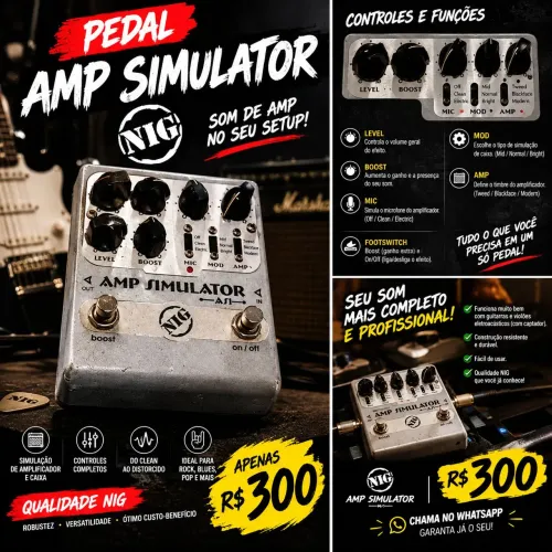 Vendo ou troco pedal nig as1