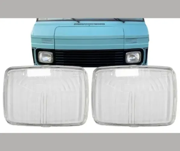 Par Lente Vidro Farol Dianteiro Para Mercedes 608D 85 á 89