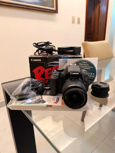 Câmera Canon t3i - Kit completo