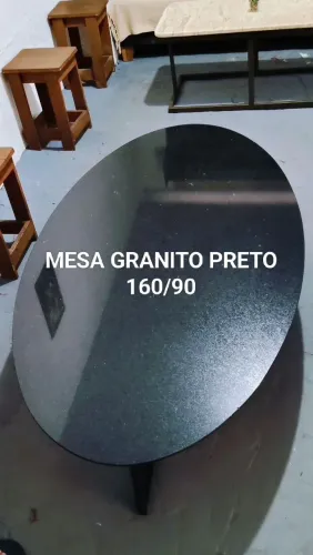 MESA CENTRO GRANITO PRETA NOVA....