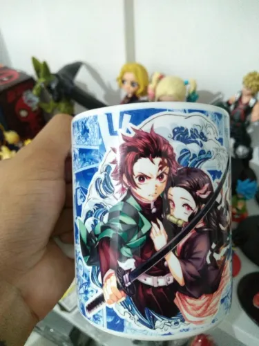 Caneca (porcelana) Tanjiro e Nezuko - NerdDog Store - Demon Slayer Kimetsu No Yaiba Anime