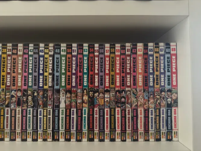 Mangá One Piece volumes 1 ao 112