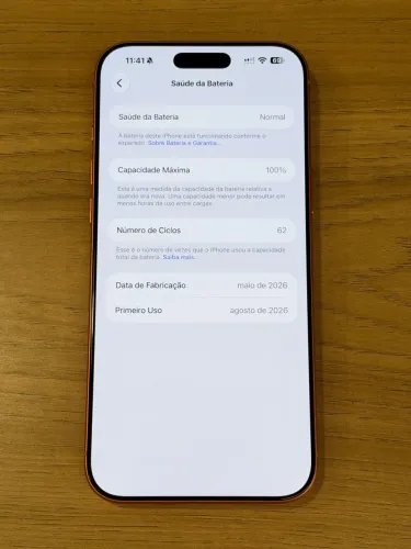 iPhone 17 Pro Max - 100% Bateria