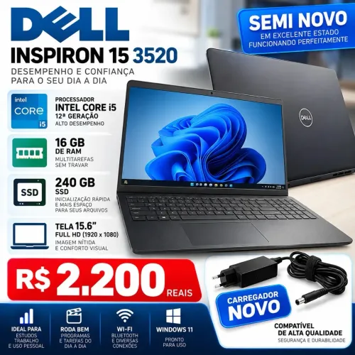Notebook DELL INSPIRON 15