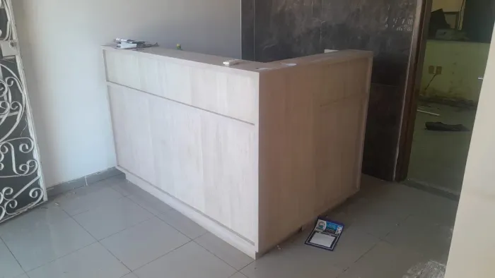 Balcão de recepção