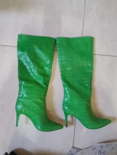Bota Arezzo Cano Alto Croco Miranda Verde