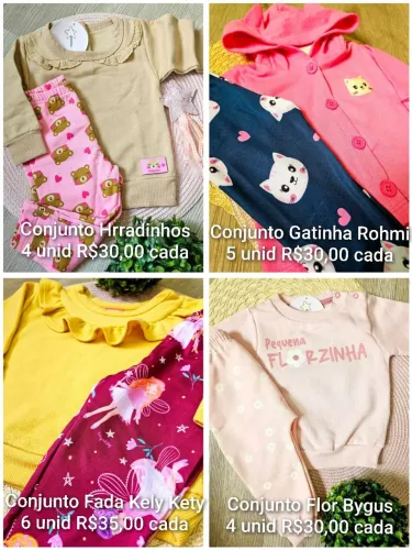 Lote roupas infantis Menina Inverno