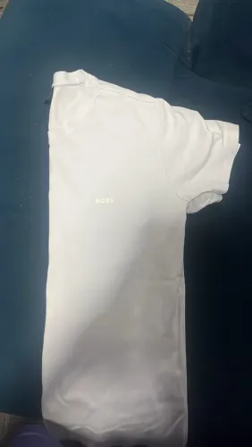 Camiseta Hugo Boss Branca Masculina - Tamanho P