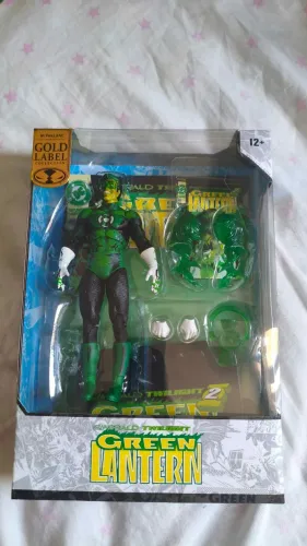 Original McFARLANE DC Gold Label Lanterna Verde Hal Jordan (Emerald Twilight)