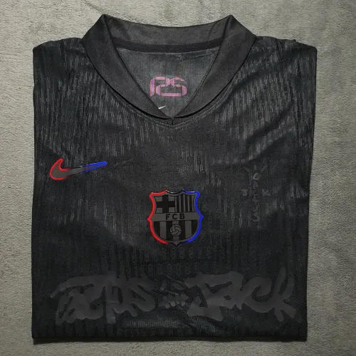 Camisa Barcelona Travis Scott Cactus Jack 2024/25 Jogador