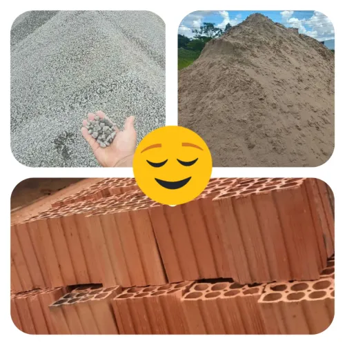 Vende se areia brita tijolos barro na promoção 