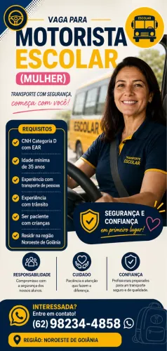 Vaga motorista categoria D