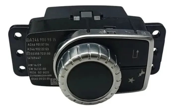 Botão Comando Radio Multimídia Mercedes Gla200 1.6 T 2019