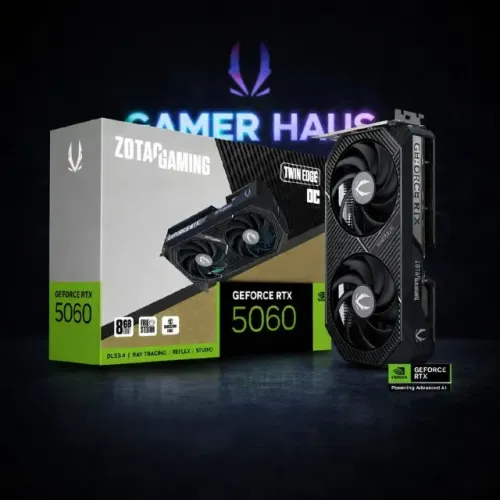 Placa de Vídeo NVIDIA GeForce RTX 5060 Zotac OC 8GB GDDR7