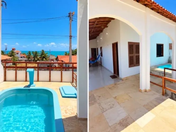 Casa na praia de quixaba