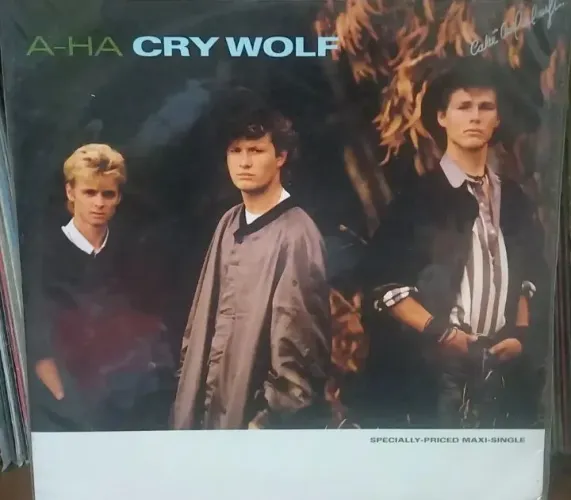 Lp A-Ha - Cry wolf - 12" USA