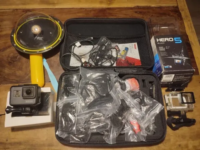 GoPro 5 Black + Dome + 20 acessórios