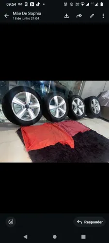 Roda 16 golf pra vender ligeiro 1200.00