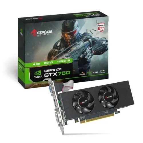 Placa de Vídeo GTX750 Keepdata, 4GB, DDR5, VGA, 128bit 