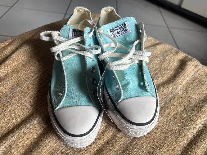 Tênis All Star Original - Plataforma Azul - Novo