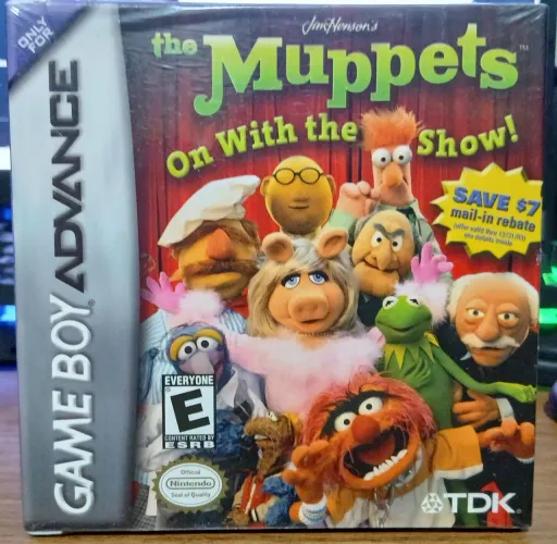 Jogo The Muppets on with the show! Para game boy advance (lacrado) - Único no Brasil