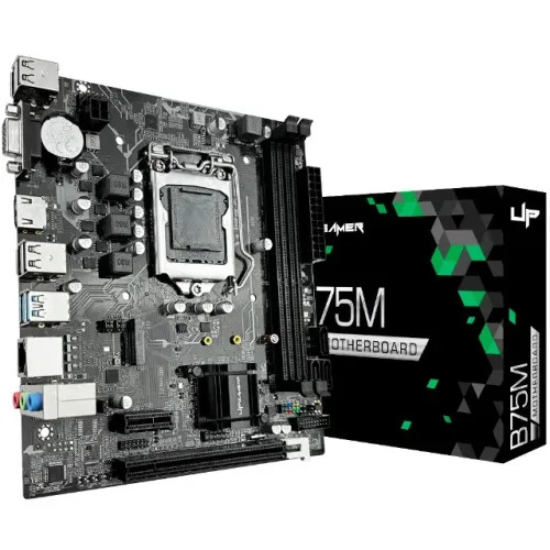 Placa Mãe UP Gamer B75M LGA1155 DDR3 slot M.2 NVMe