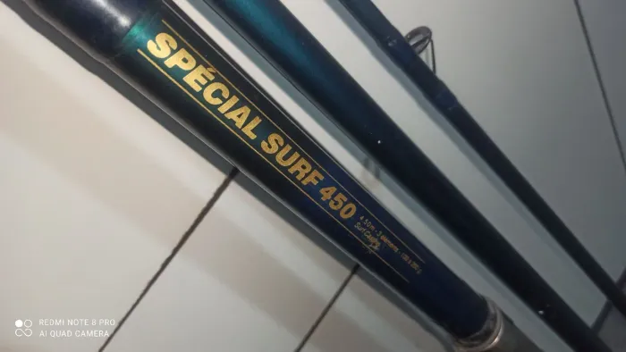 Vara Mitchell Special Surf 4.5m mosca branca.