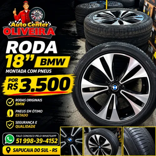 Roda 18 BMW COM PNEUS DUNLOP