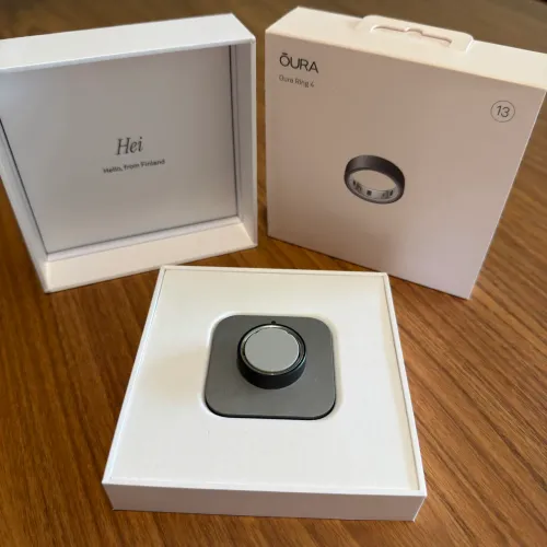 Oura Ring Gen 4 (Tamanho 13) | Completo na Caixa | Estado Excelente