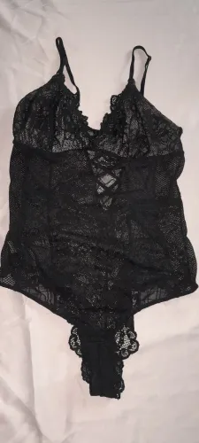 body de renda valisere preto