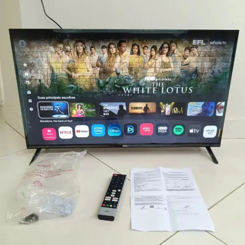TV Smart e android 43 polegadas na garantia e caixa aceito cartão