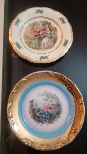 Pratos antigos para decoração de parede