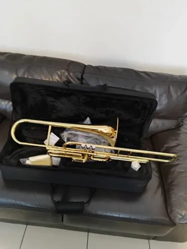 Trombone de Pisto Sib Curto Schieffer Laqueado NOVO em até 12x Sem juros no Cartão