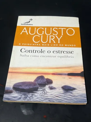 Livro Controle o estresse AUGUSTO CURY